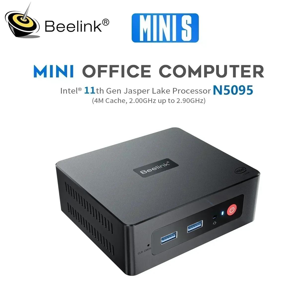 Beelink ̴ S ̸ ̴ PC,   N5095, Beelink S12,  12  N95 N100,  11, DDR4, 8GB, 256GB SSD